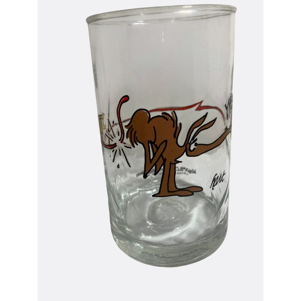 Arbys B.C. Ice Age Collector Ant Eater Series Glass With Zot Character